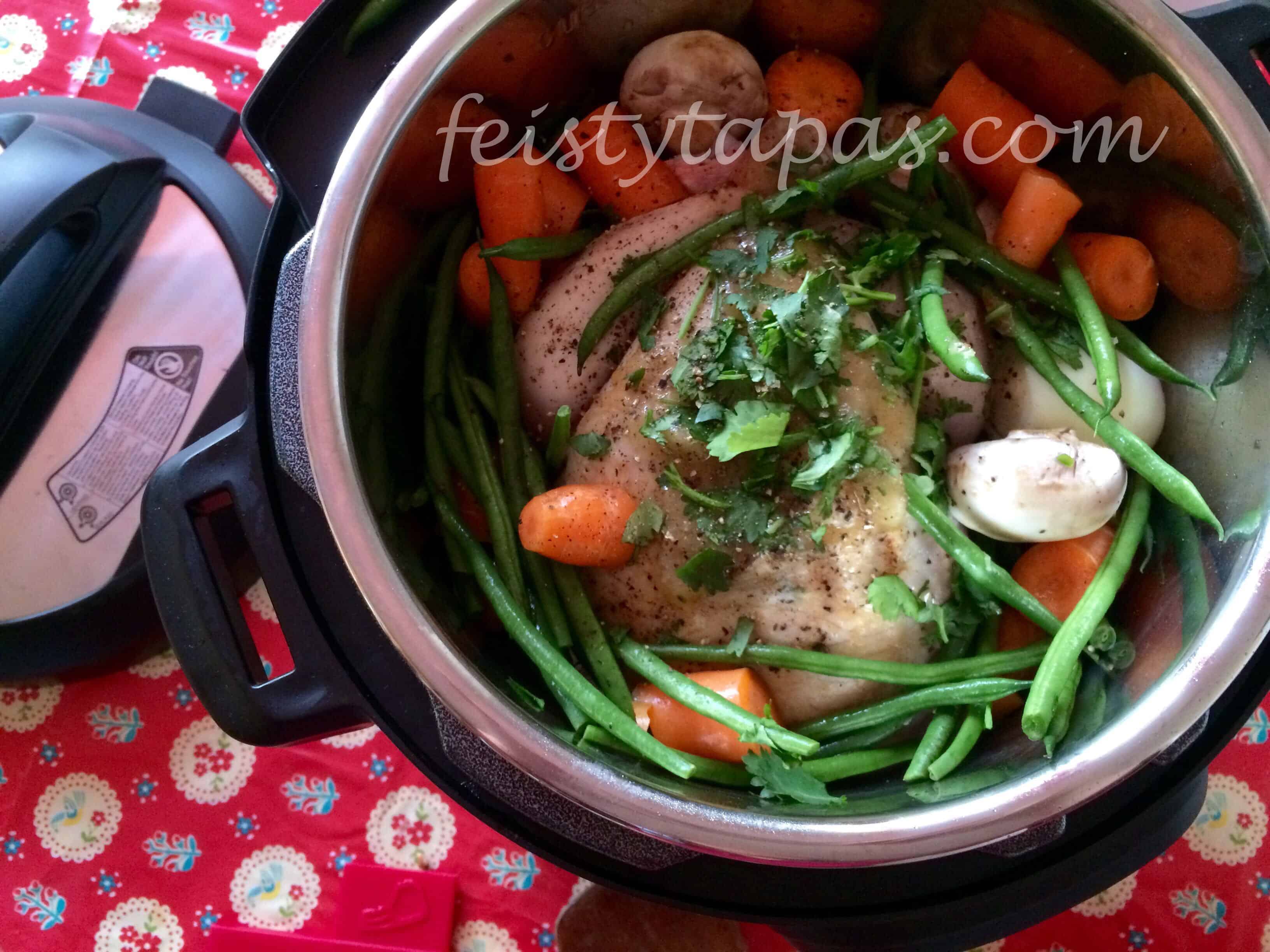 Delicious Instant Pot Whole Soy Chicken recipe by Feisty Tapas