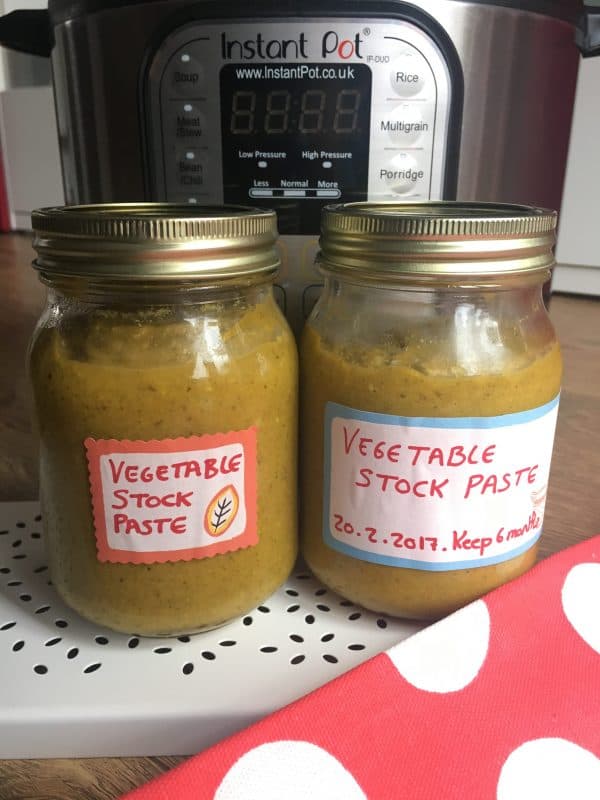 Homemade Vegetable Stock Paste (with Instant Pot and Thermomix