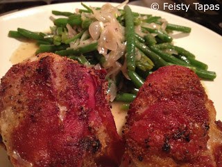 Recipe: Chicken saltimbocca with green beans a la Feisty Tapas