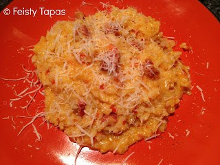 Thermomix Chorizo and red pepper risotto (recipe)