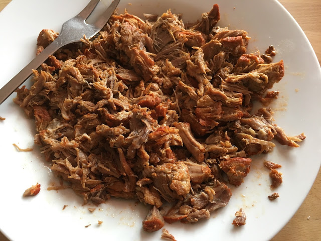 Instant Pot Pulled Pork with Creamy Paprika Sauce by Feisty Tapas - A delicious gluten free and dairy free fork-tender dish