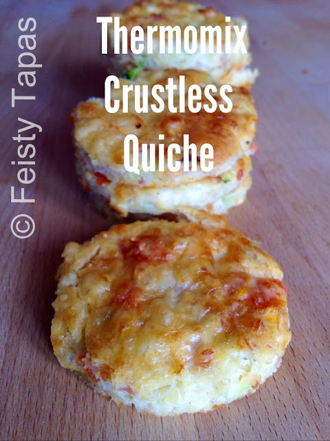 Thermomix Crustless quiche