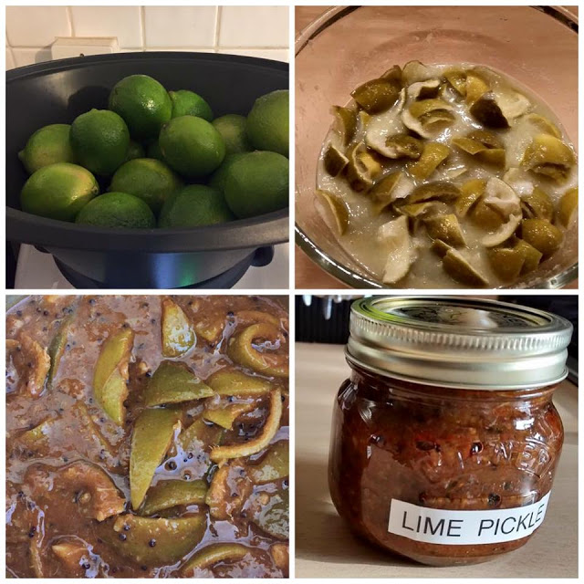 Lime Pickle preserved in Kilner Jars and made with a Forking Foodie recipe