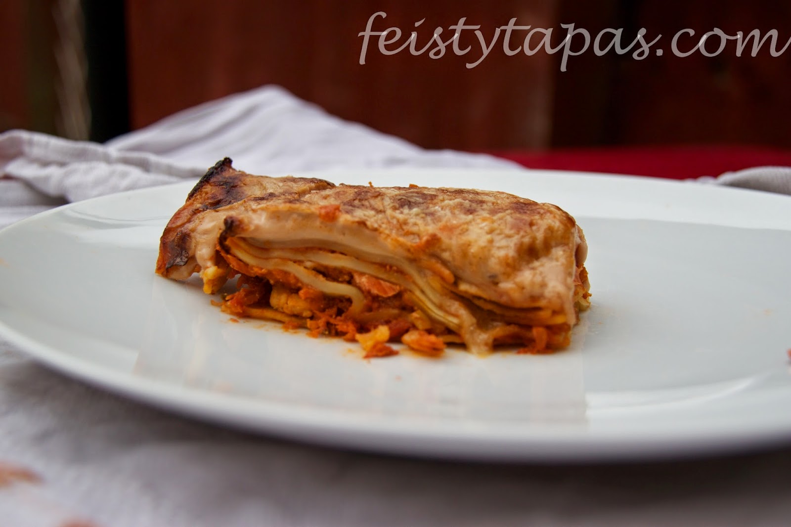 Thermomix Seafood Lasagna with Beetroot Béchamel