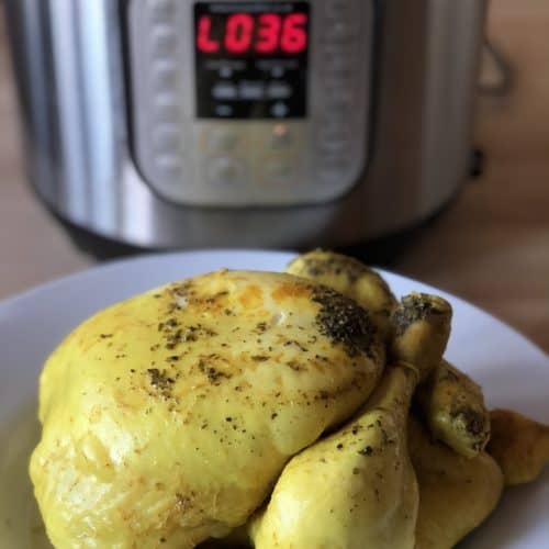 Instant Pot Zero Minute Chicken. Zero effort. Perfect, tender, moist chicken any day of the week