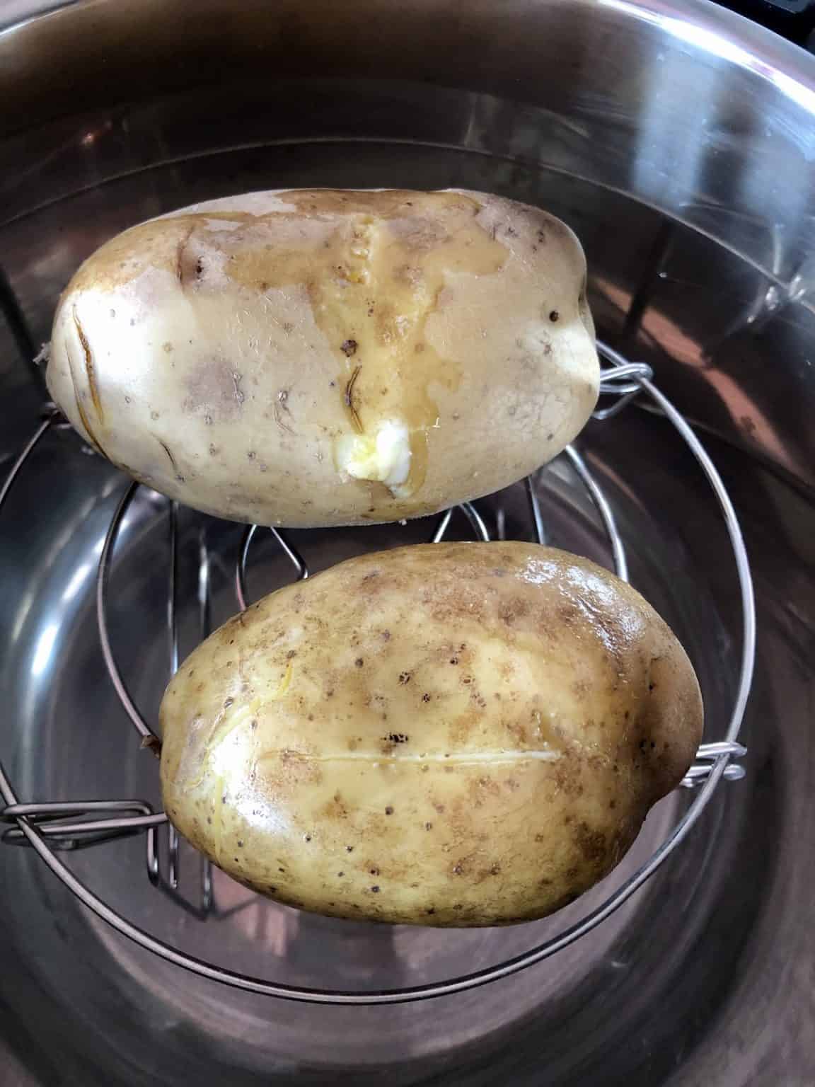 Jacket Potatoes in the Instant Pot Duo Crisp Feisty Tapas