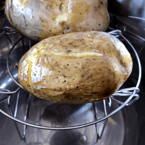 Instant Pot Crisp Jacket potatoes