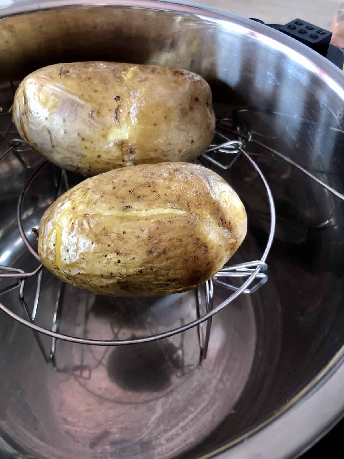 Jacket Potatoes in the Instant Pot Duo Crisp Feisty Tapas