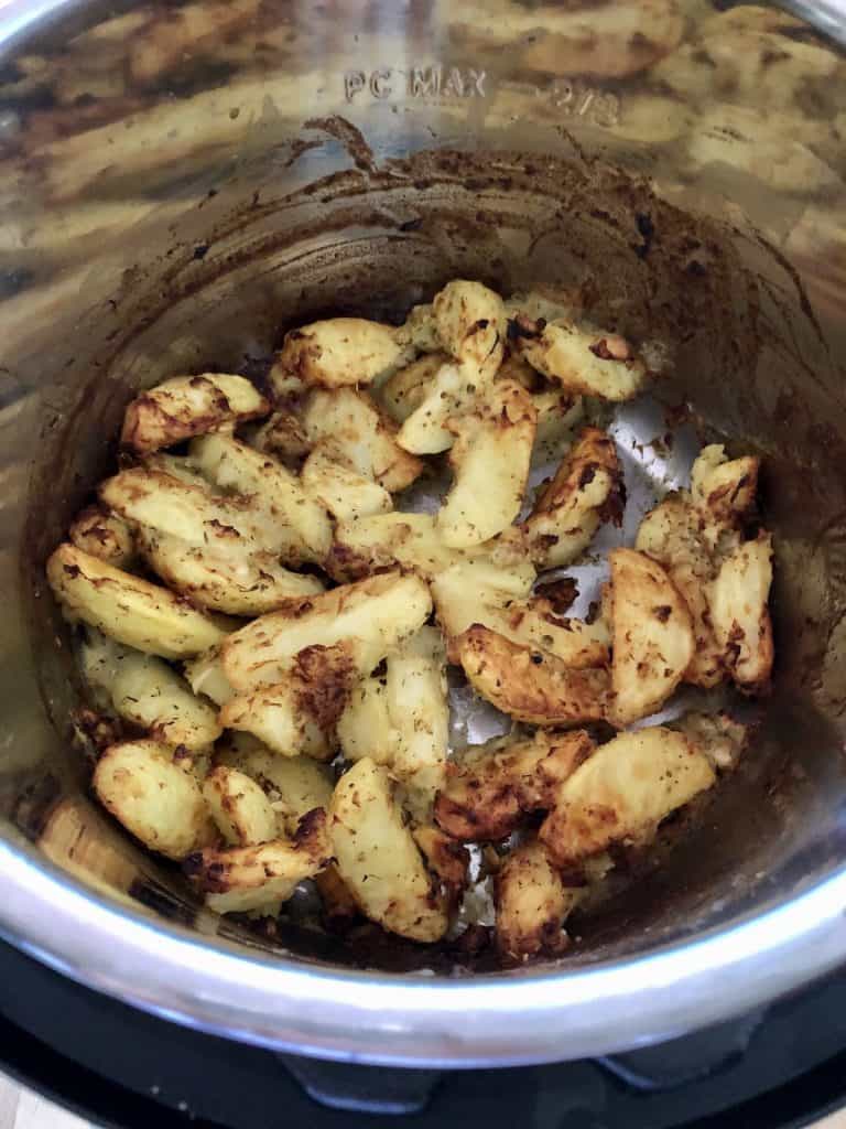 Instant Pot Duo Crisp Greek Roast Potatoes