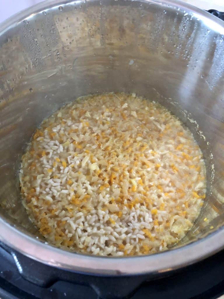 Instant Pot Gammon rice - straight after pressure cooking