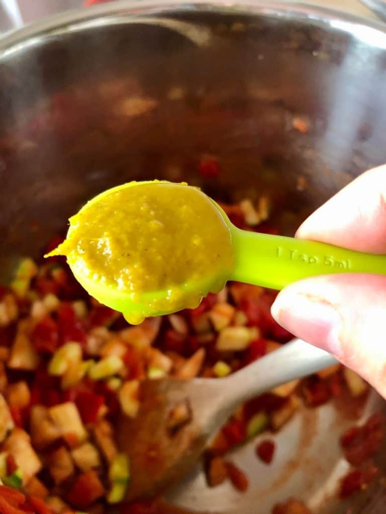Add a teaspoon of vegetable stock paste