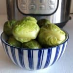 How to pressure cook Brussels Sprouts