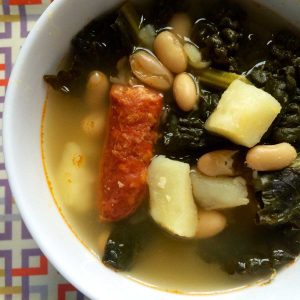 Instant Pot Kale and Chorizo Soup (Caldo Gallego)