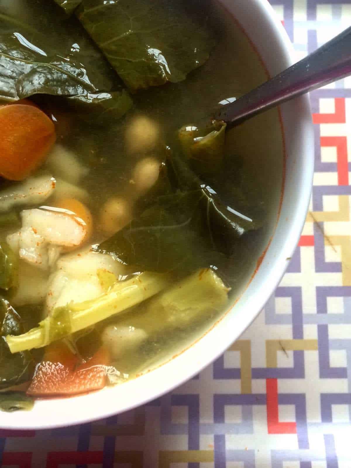 Instant Pot Kale and Chorizo Soup (Caldo Gallego) Feisty Tapas