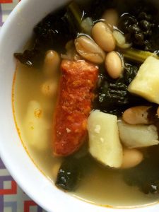Instant Pot Kale and Chorizo Soup (Caldo Gallego)