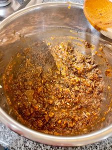Instant Pot Mushroom Bolognese stirred after cooking