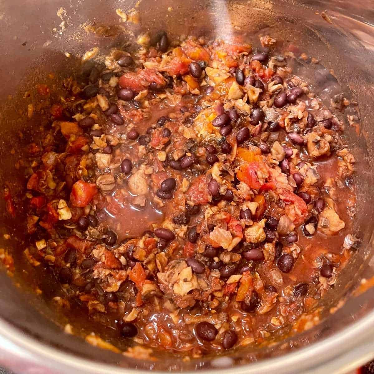 Instant Pot Mushroom Chilli