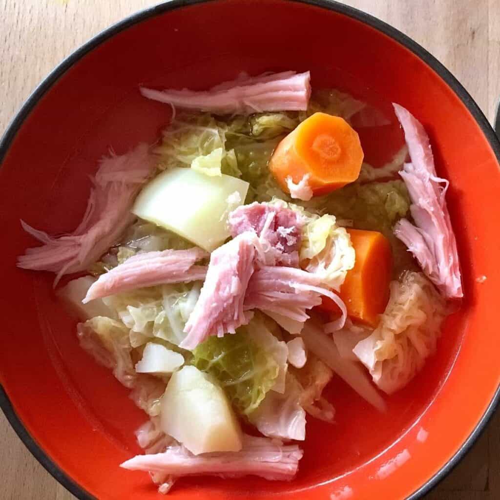 Instant Pot Ham and Cabbage Soup Feisty Tapas