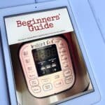 Photo of the an iPad showing the cover photo of The Instant Pot UK Beginners' Guide ebook